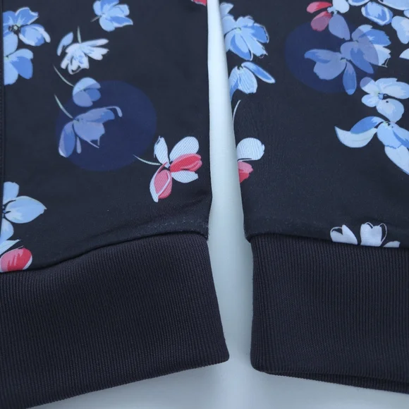 Adidas Girls Floral Printed Tricot Joggers size M (10/12) - Picture 14 of 16